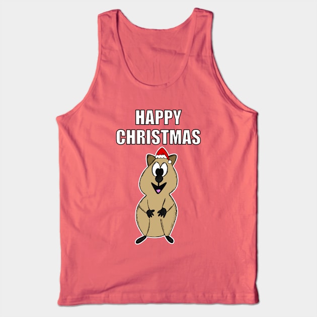 Australian Christmas 2020 Quokka Funny Tank Top by doodlerob